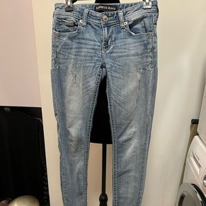 Skinny straight jeans